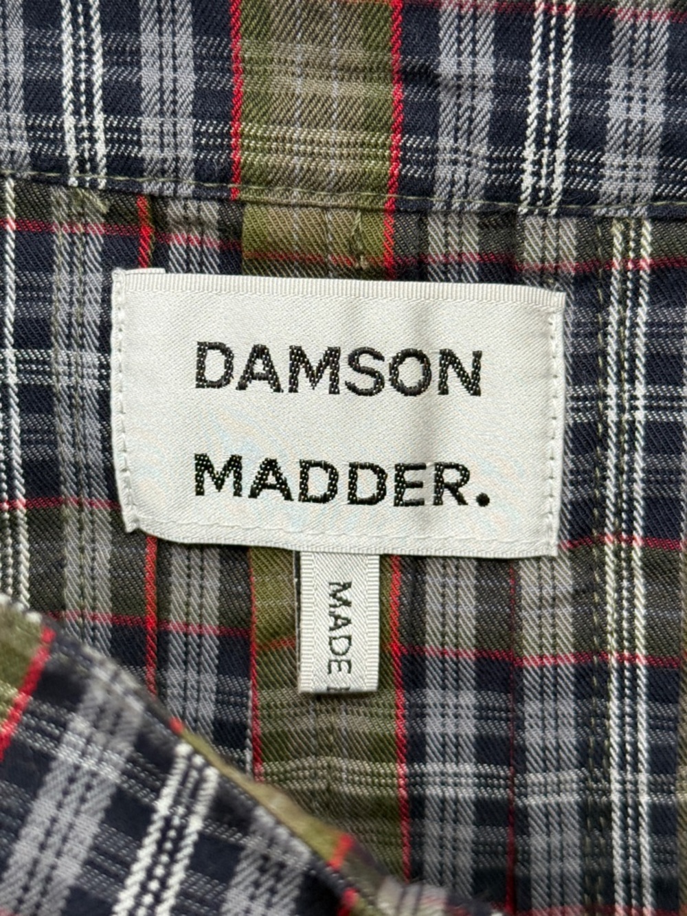 Damson Madder Josie Midi Skirt - Multi Check - Picture 7 of 8